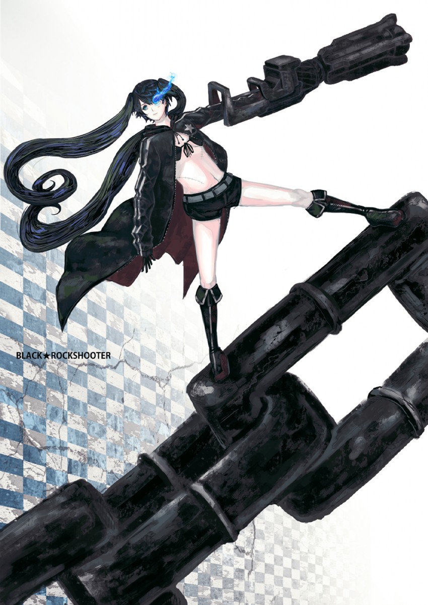 black rock shooter (black rock shooter) drawn by nagi_itsuki