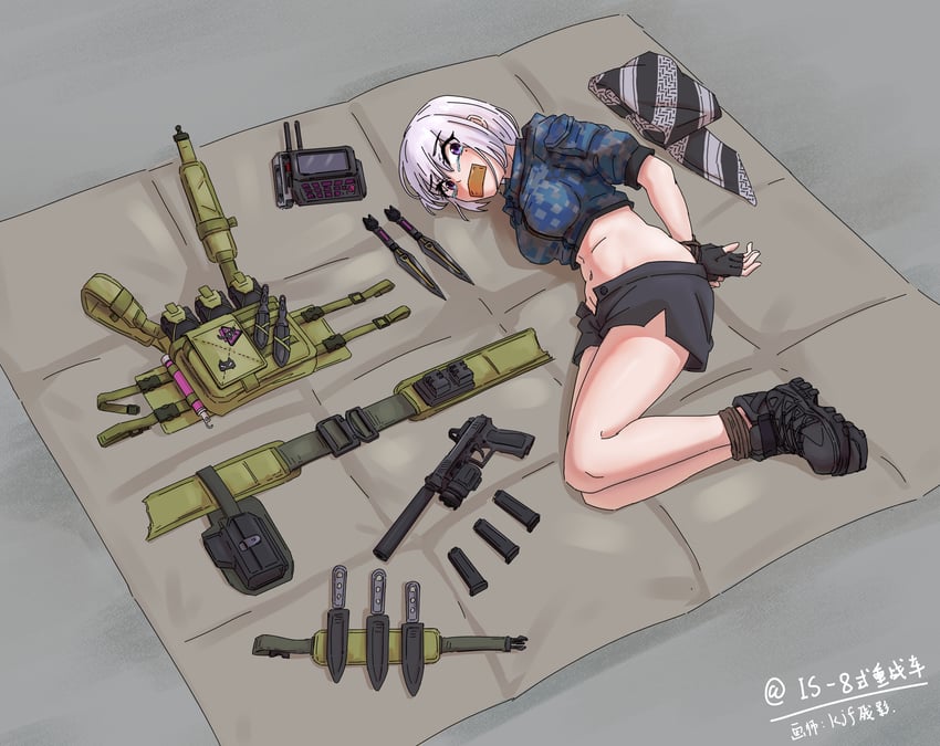 xiaowen mai (delta force) drawn by is-8_shi_zhong_zhan_che