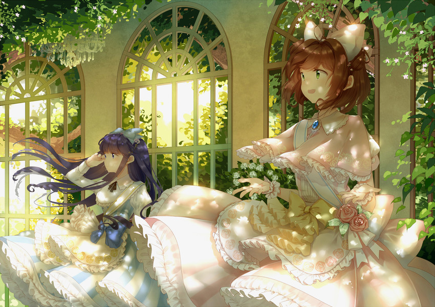 kinomoto sakura and daidouji tomoyo (cardcaptor sakura) drawn by 3000_xiao_chun