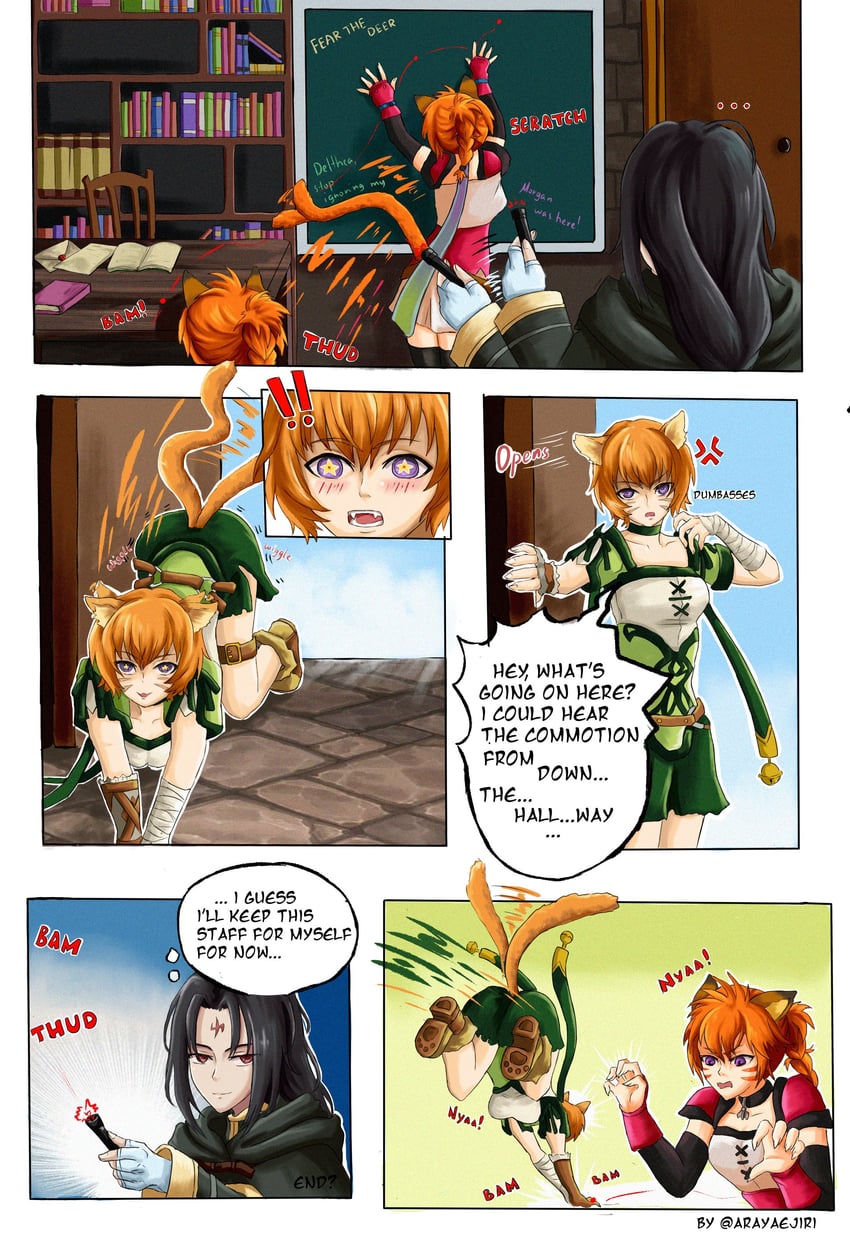 soren, lethe, and lyre (fire emblem and 3 more) drawn by ebrietas_(arayaejiri)