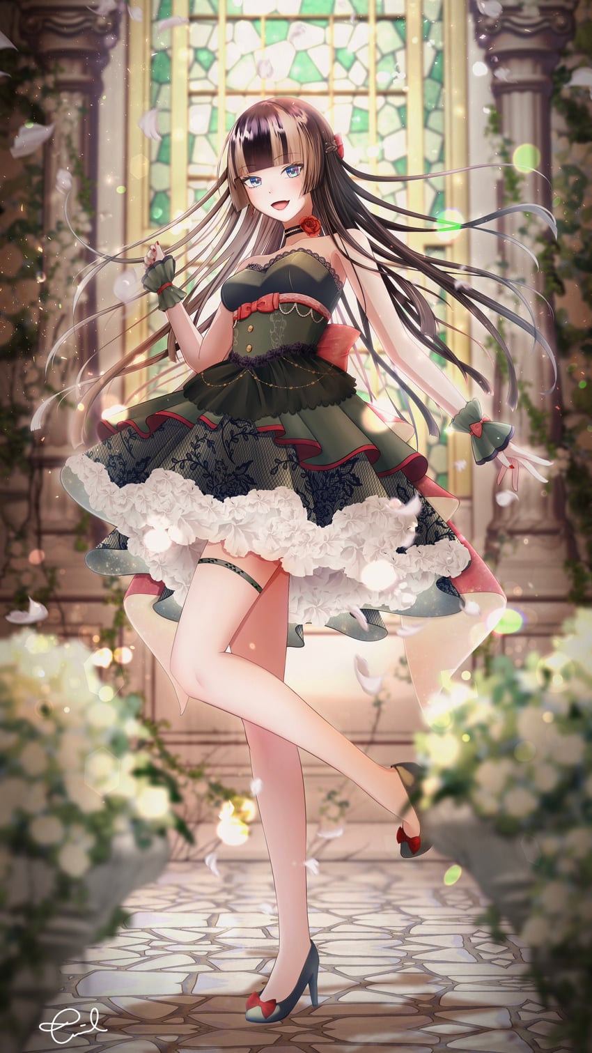 juufuutei raden (hololive and 1 more) drawn by kail_(u2m3i)