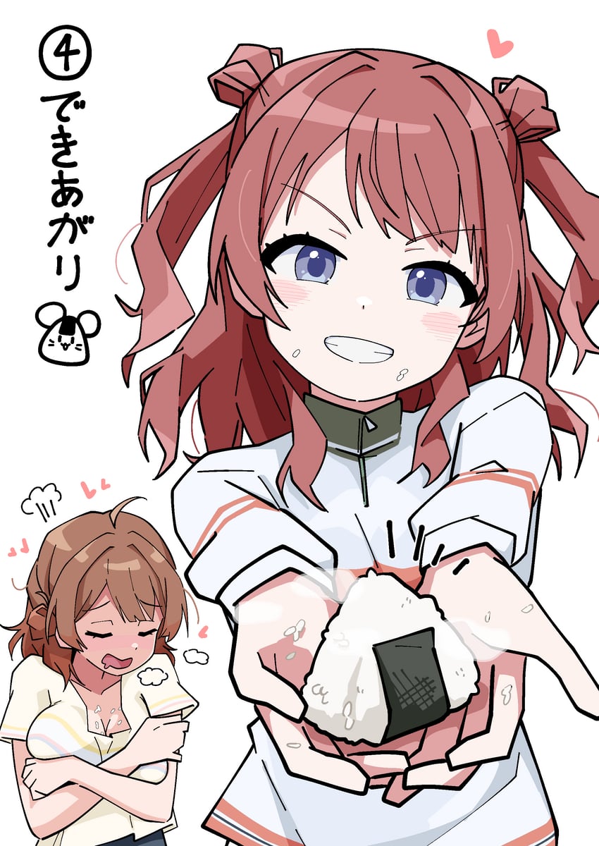 hanami ume and hanami saki (idolmaster and 1 more) drawn by ohgi910