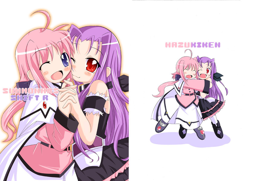 caro ru lushe and lutecia alpine (lyrical nanoha and 1 more) drawn by mad_(hazukiken)