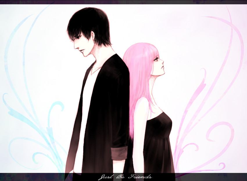 megurine luka (vocaloid and 1 more) drawn by yoshi_(houndbell)