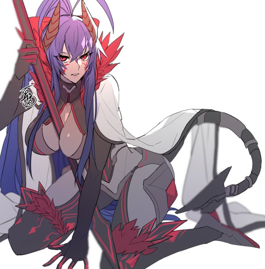mai natsume and another dark mai (blazblue and 2 more) drawn by roas01b
