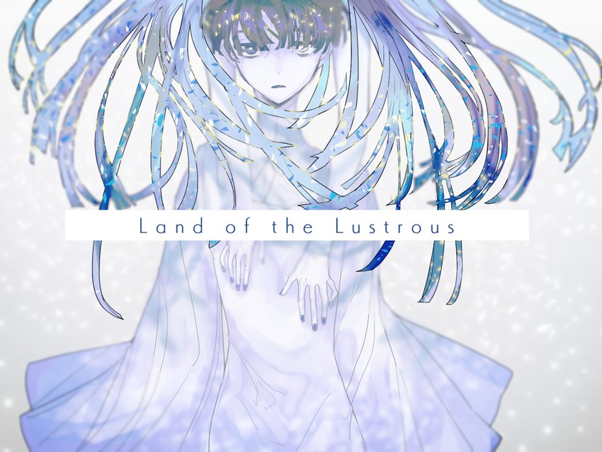 phosphophyllite and lapis lazuli (houseki no kuni) drawn by nemui_neko