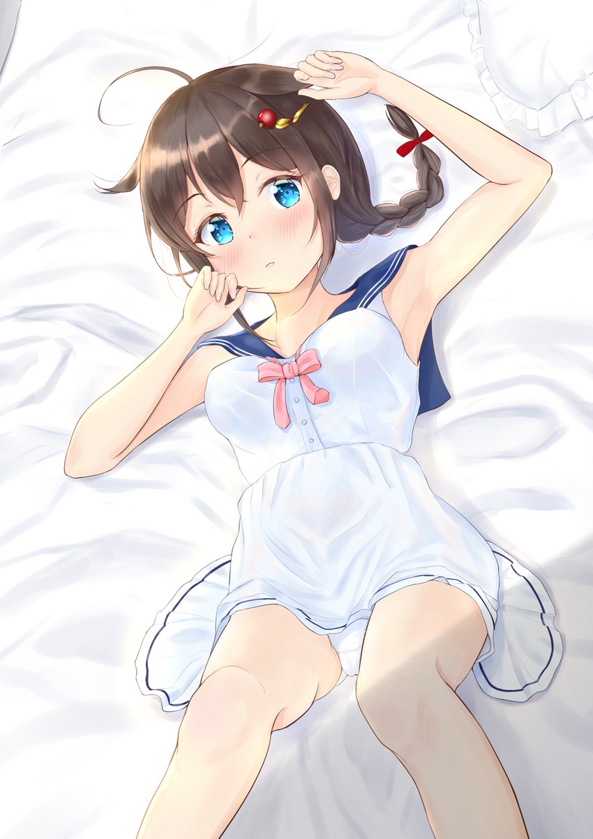 shigure and shigure kai ni (kantai collection) drawn by aomi_one