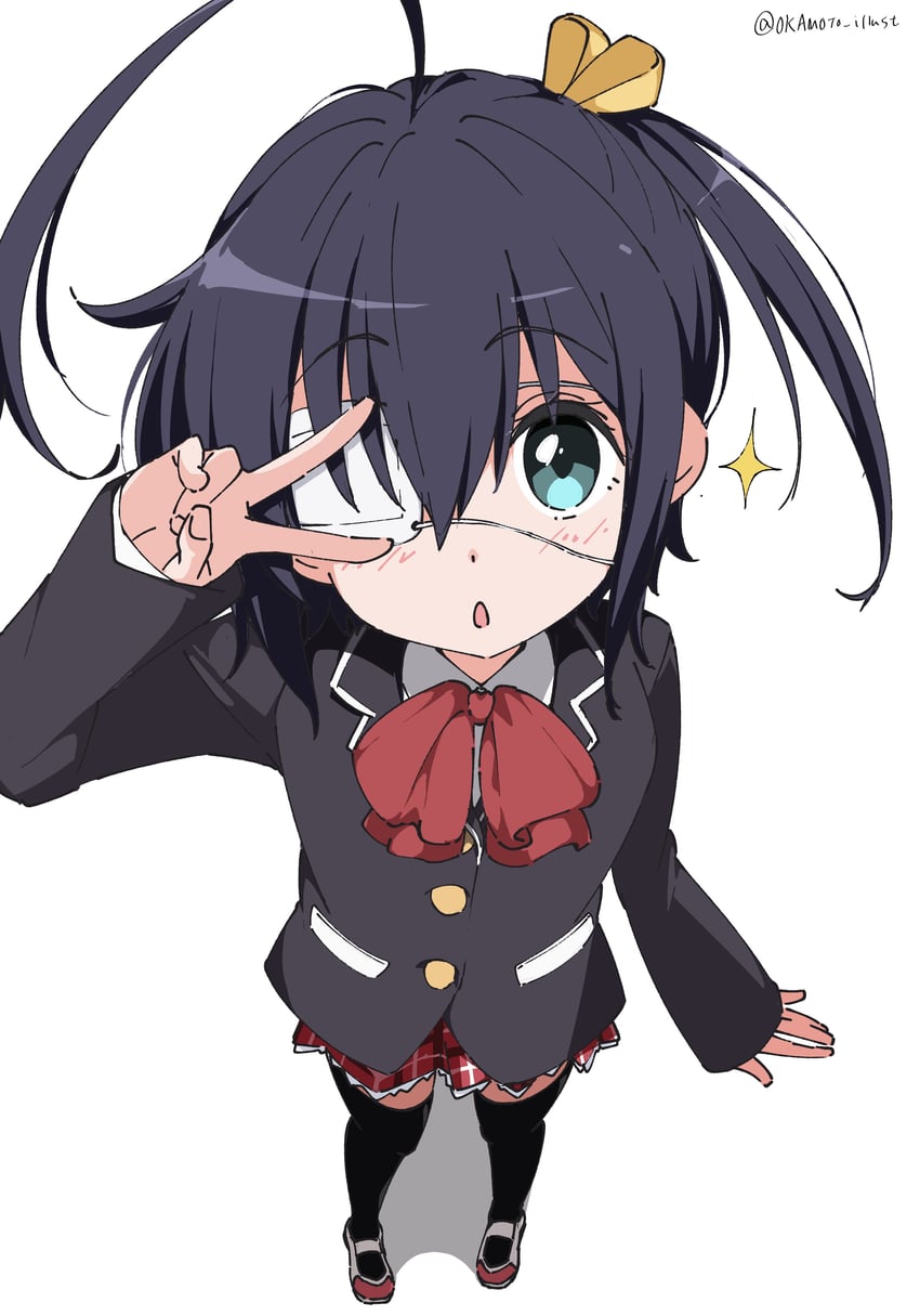 takanashi rikka (chuunibyou demo koi ga shitai!) drawn by white_gorilla_(okamoto)