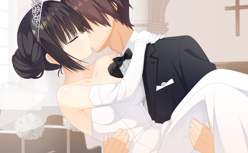 shiki natsume and takamine kousei (cafe stella to shinigami no chou) drawn by kaon_zz