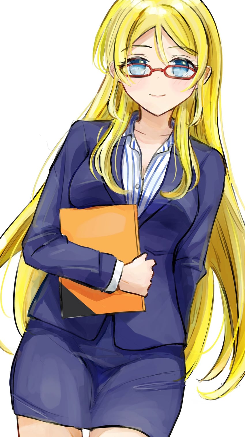 ayase eli (love live! and 2 more) drawn by sa(bannane)k