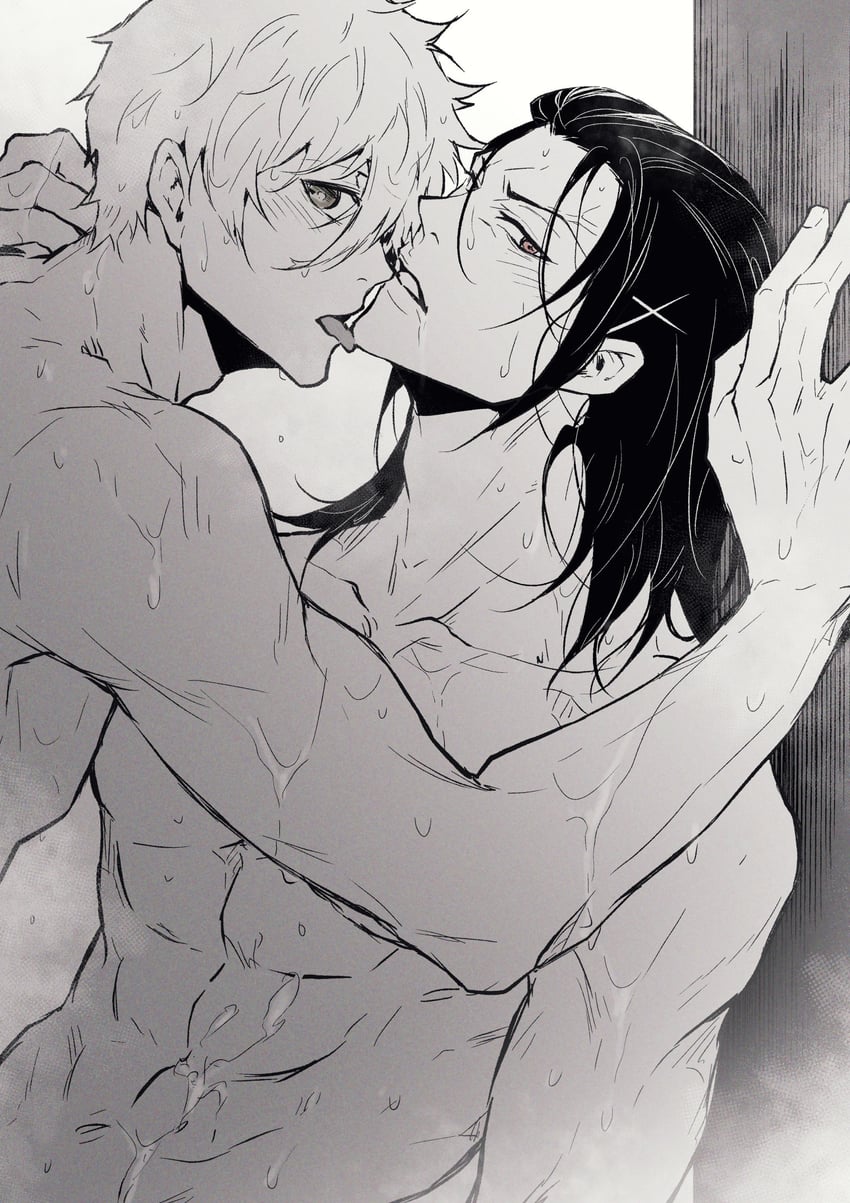 nagi seishirou and barou shouei (blue lock) drawn by chuma_a_a