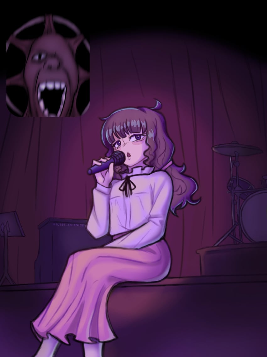marina, samarie, and dysmorphia (fear & hunger and 1 more) drawn by luigi_is_thicc