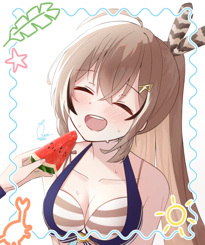 nanashi mumei (hololive and 1 more) drawn by daikon_keroi