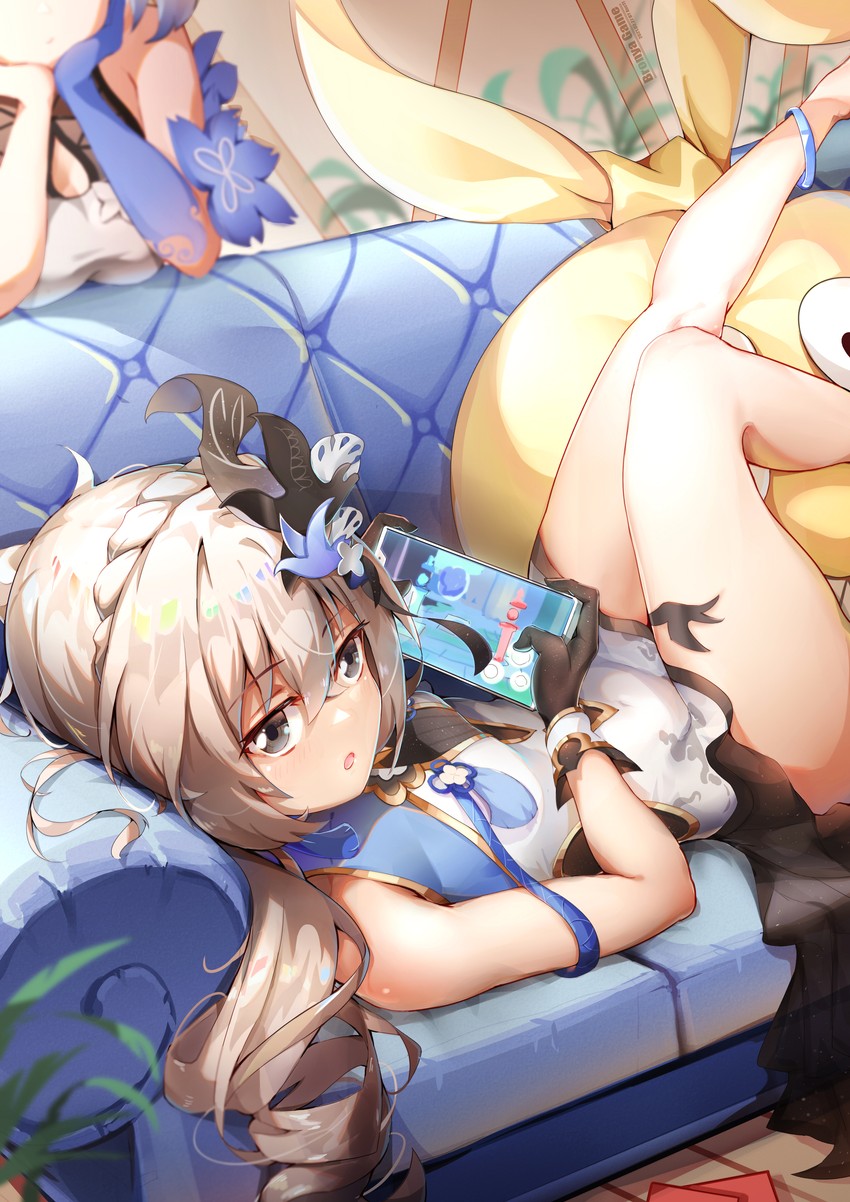 bronya zaychik and seele vollerei (genshin impact and 3 more) drawn by asc11