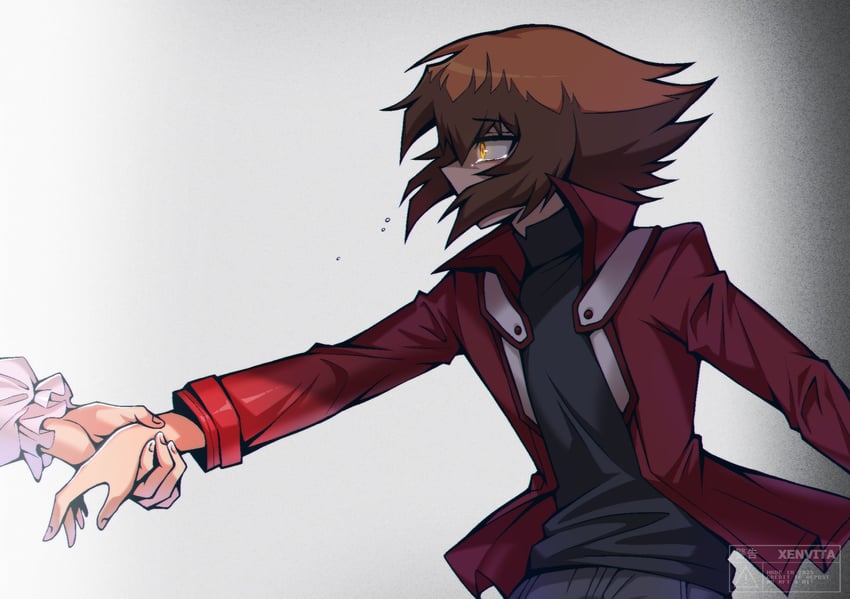 yuki judai and johan andersen (yu-gi-oh! and 1 more) drawn by xenvita