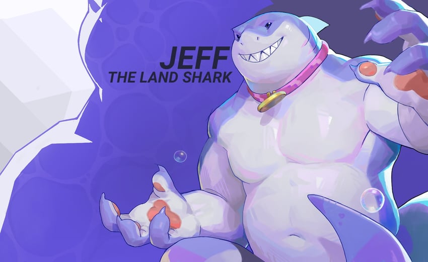 jeff the land shark (marvel and 1 more) drawn by coffeedemise