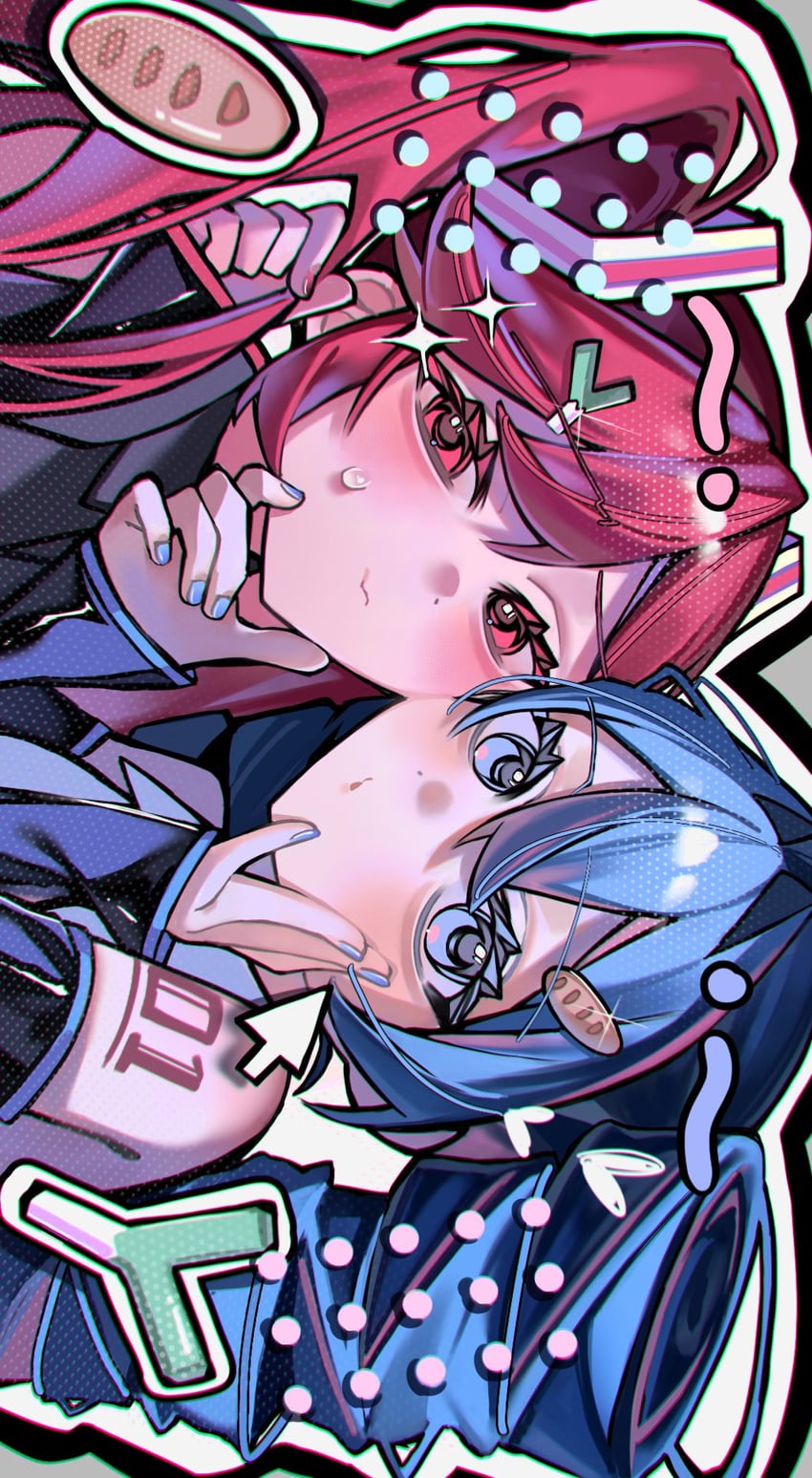 hatsune miku and kasane teto (vocaloid and 1 more) drawn by nikuta