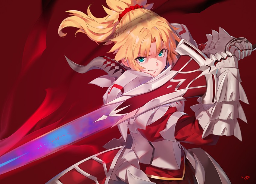 mordred (fate and 2 more) drawn by yd_(orange_maru)