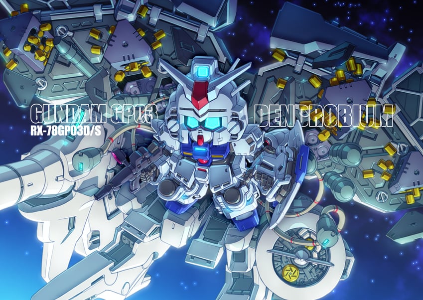 gundam gp-03 stamen and gundam gp-03 dendrobium (gundam and 2 more) drawn by susagane