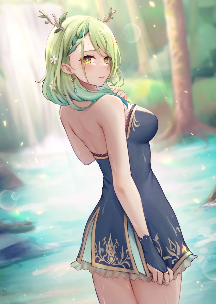 ceres fauna (hololive and 1 more) drawn by aonikuro
