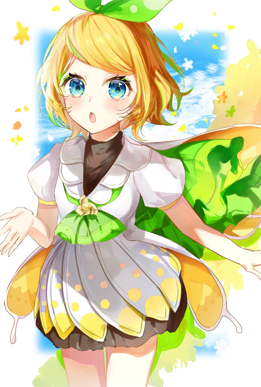 kagamine rin and magical mirai rin (vocaloid and 1 more) drawn by tsukasa_(pixiv34617881)