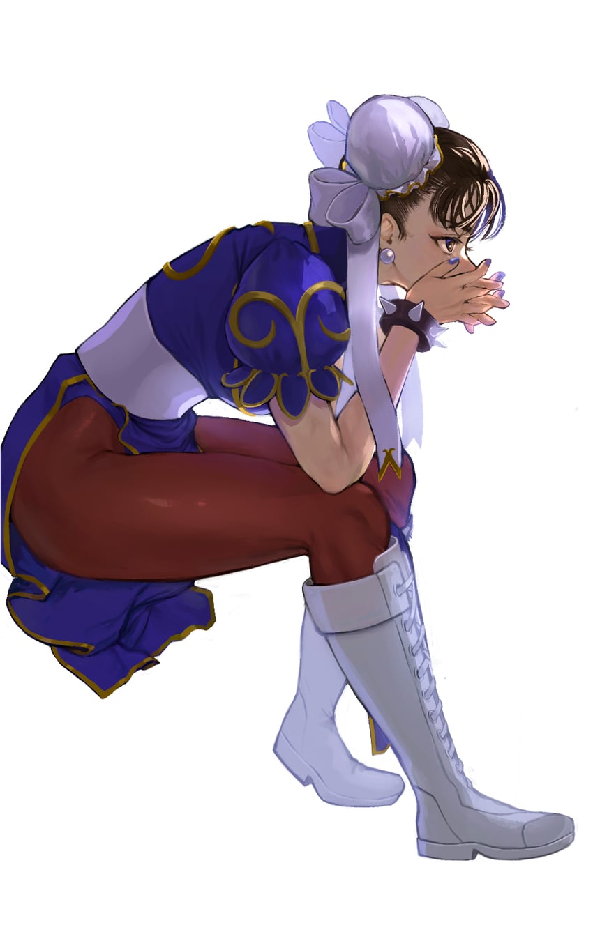chun-li (street fighter and 1 more) drawn by hitsuji_kusa