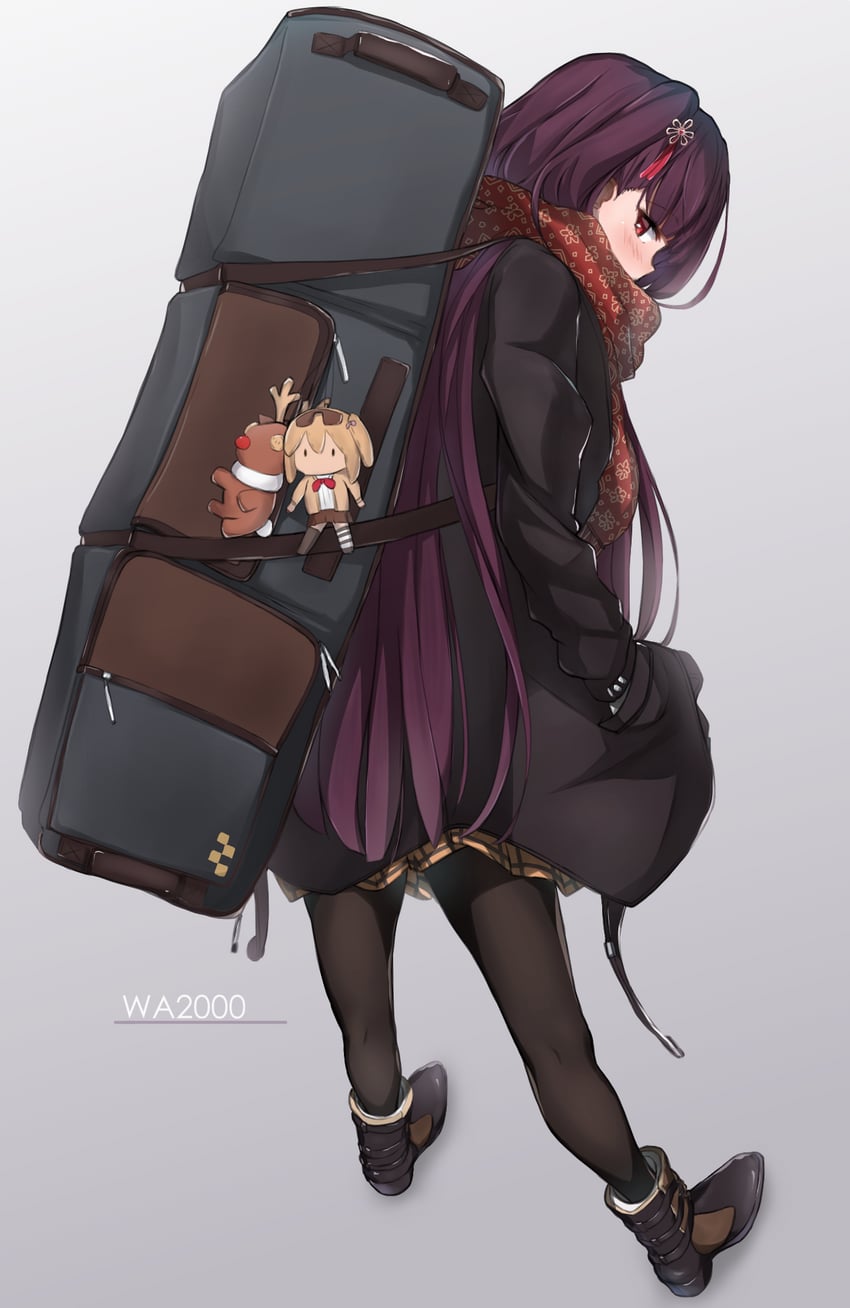 kalina and wa2000 (girls' frontline) drawn by tai_san_ps4