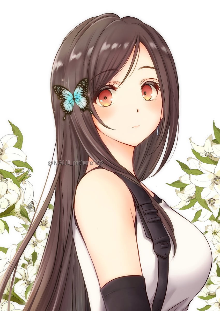 tifa lockhart (final fantasy and 2 more) drawn by nalu