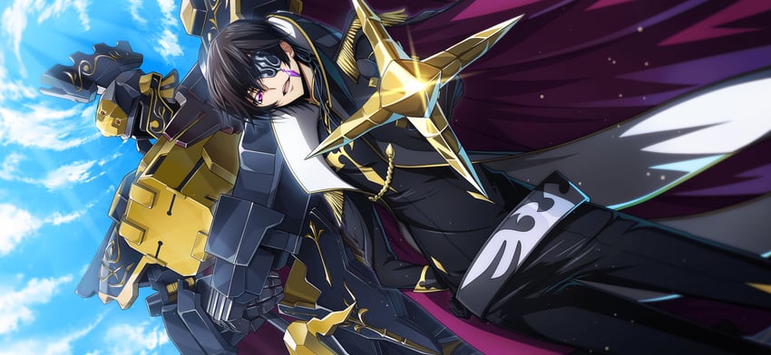 gloucester, julius kingsley, and gloucester swordman (code geass and 1 more)