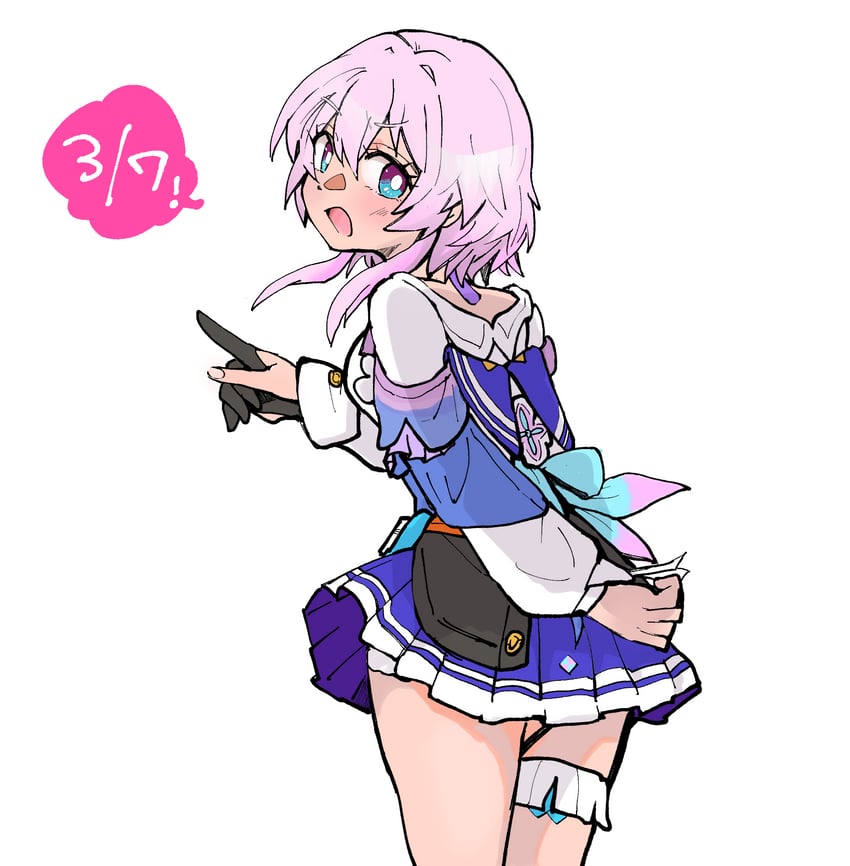 march 7th (honkai and 1 more) drawn by fefefefetore