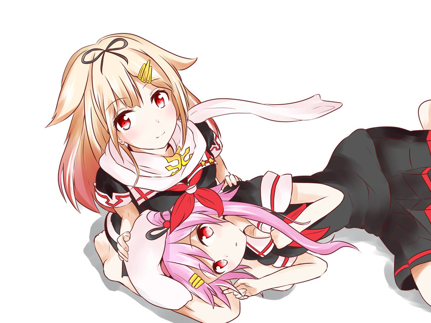 yuudachi, yuudachi kai ni, and harusame (kantai collection) drawn by masyu_(masyumaro0329)