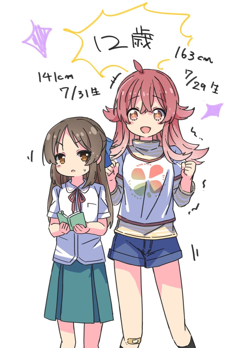 tachibana arisu and komiya kaho (idolmaster and 2 more) drawn by totsuki_tooka