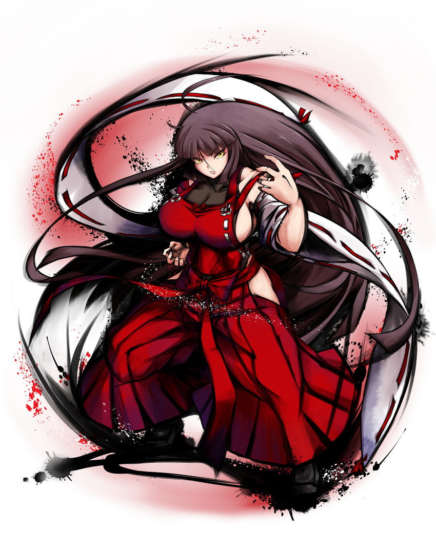 sendai hakurei no miko (original and 4 more) drawn by rekise