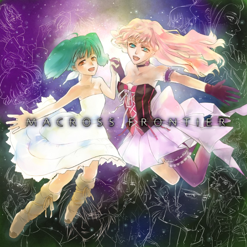 sheryl nome, ranka lee, saotome alto, klan klein, mikhail buran, and 8 more (macross and 1 more) drawn by tonko