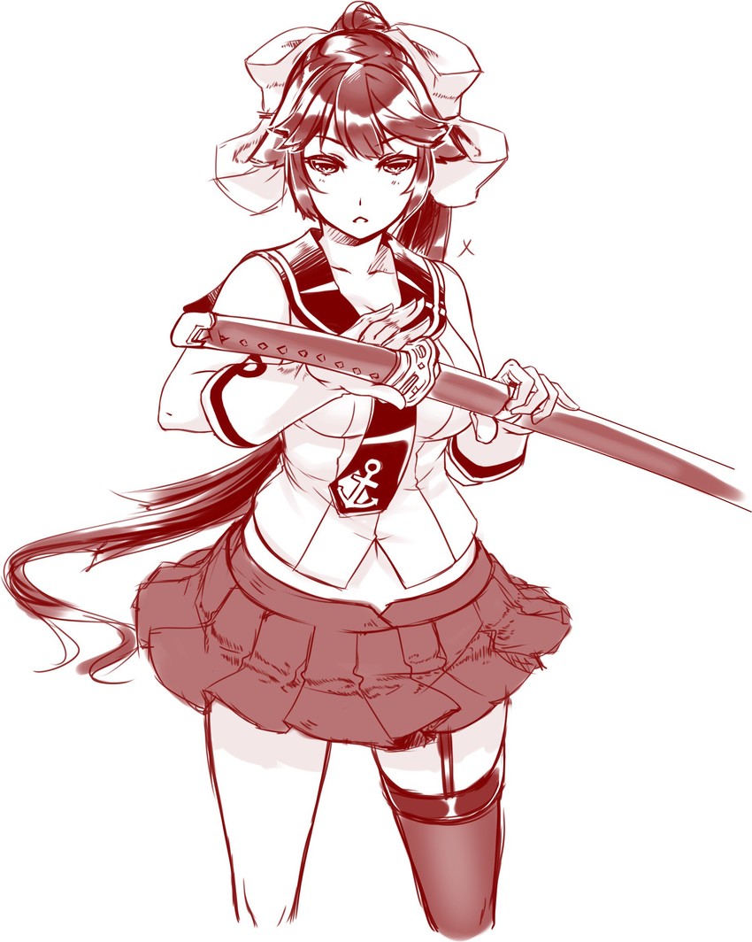 yahagi and takao (kantai collection and 1 more) drawn by hiememiko