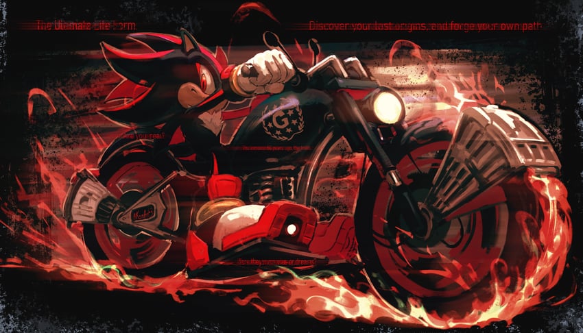 shadow the hedgehog (sonic and 1 more) drawn by kornart