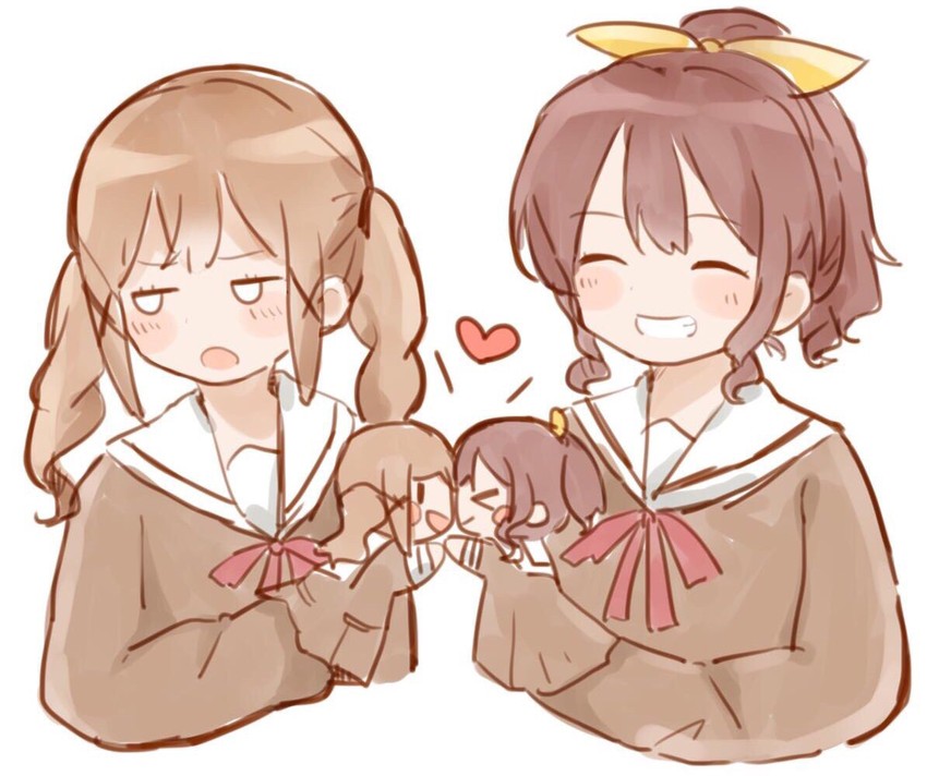 ichigaya arisa and yamabuki saya (bang dream!) drawn by hamu_(hamusand)