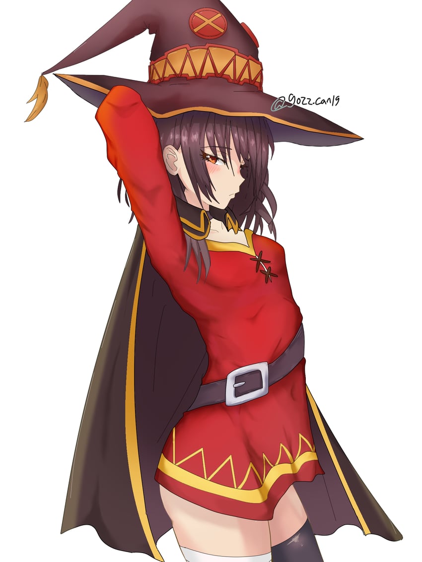 megumin (kono subarashii sekai ni shukufuku wo!) drawn by gozz.can