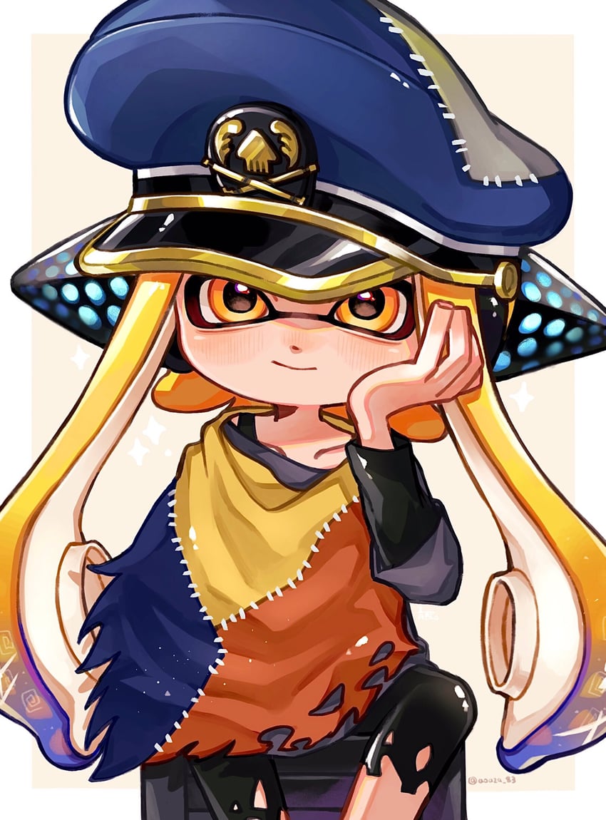 agent 3 and captain 3 (splatoon and 1 more) drawn by aoaza_83