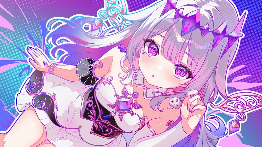 koseki bijou and pebble (hololive and 1 more) drawn by finn_flint