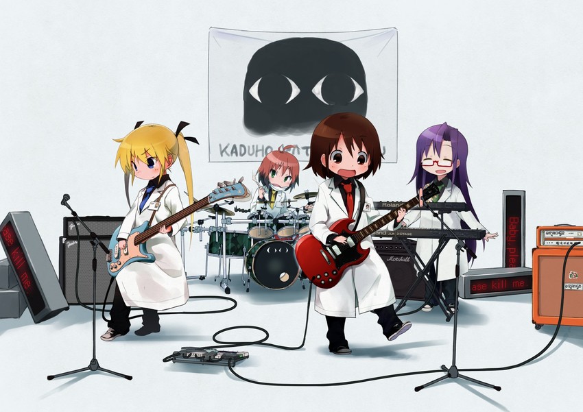 sonya, oribe yasuna, goshiki agiri, and unused character (kill me baby) drawn by okayparium