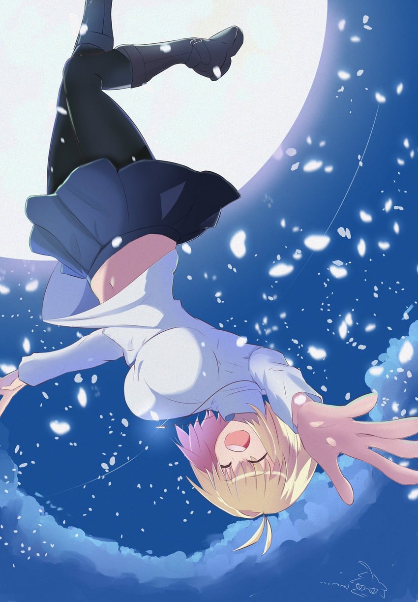 arcueid brunestud and tohno shiki (tsukihime and 1 more) drawn by shokobr