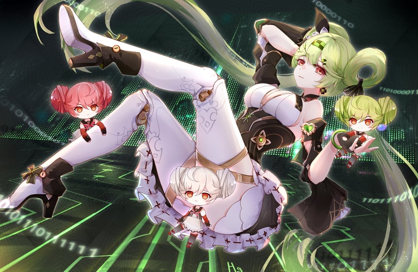 ai-chan and ai hyperion lambda (honkai and 1 more) drawn by shuiyinzijun