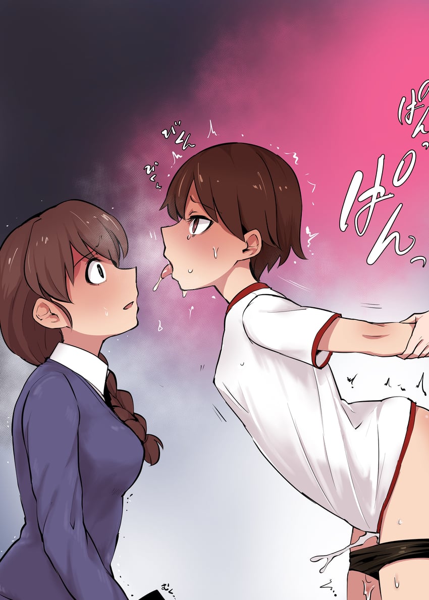 isobe noriko and rukuriri (girls und panzer) drawn by aomushi_(mushamusha)