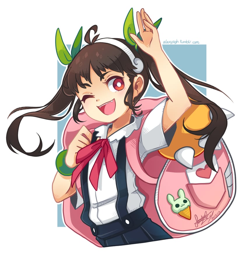 hachikuji mayoi (monogatari and 1 more) drawn by sandragh