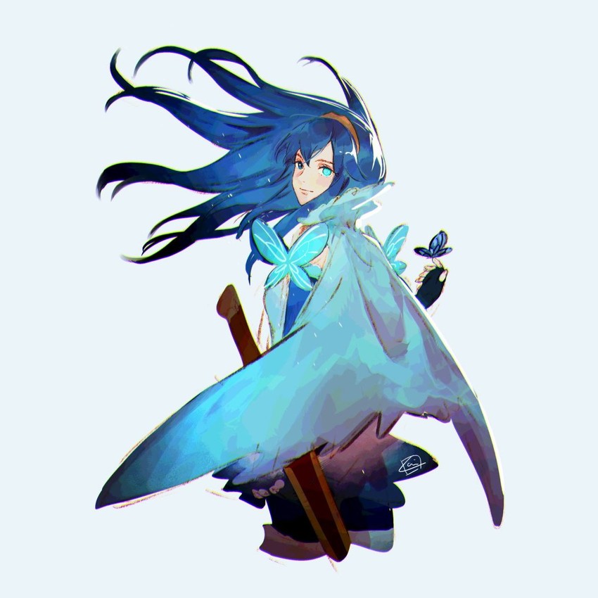 lucina (fire emblem and 2 more) drawn by krazehkai