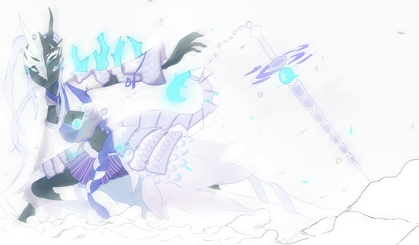 swordsoul of mo ye (yu-gi-oh!) drawn by xetsumei