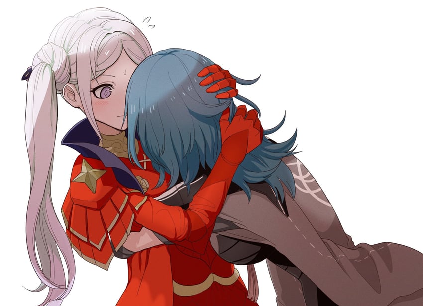 female byleth and edelgard von hresvelg (fire emblem and 1 more) drawn by nieto_tokage
