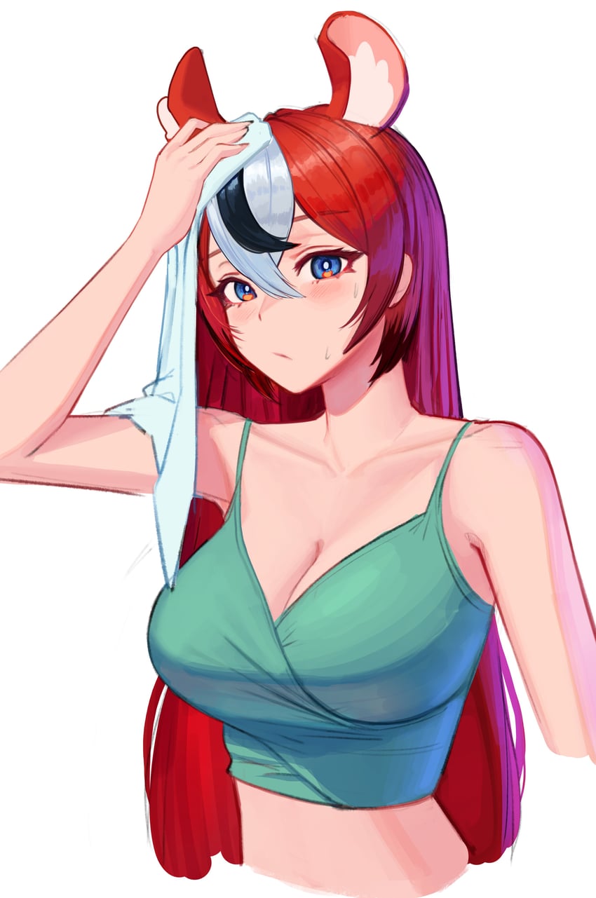 hakos baelz (hololive and 1 more) drawn by hantata