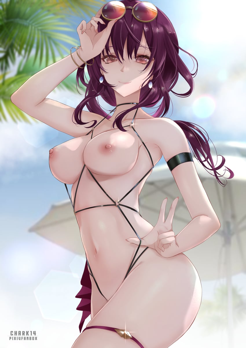 kafka (honkai and 1 more) drawn by chark14